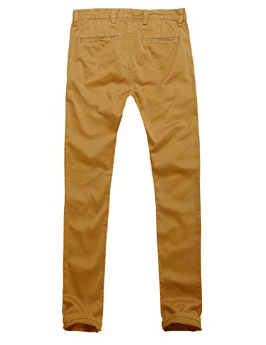Image of Match Mens Regular-Fit Casual Flat Front Chino Pants