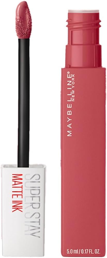 May.belline New York Liquid Matte Lipstick, Long Lasting, 16hr Wear, Superstay Matte Ink, 225 Delicate, 5ml