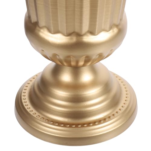 Jarrón vintage de hierro para centro de mesa de boda y escritorio elegante 4