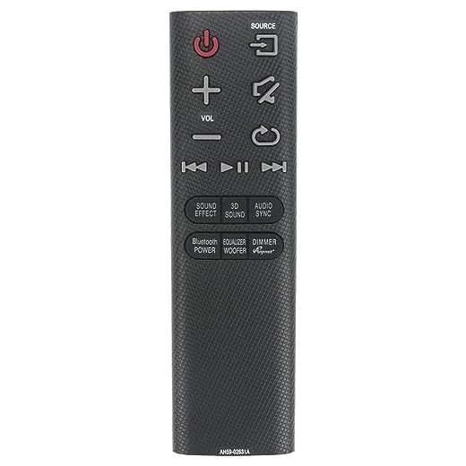 AH59-02631A substituição Soundbar controle remoto adequado para Samsung Sound Bar HW-H450 HW-HM45 HW-HM45C HWH450 HWHM45 HWHM45C HW-H450/ZA