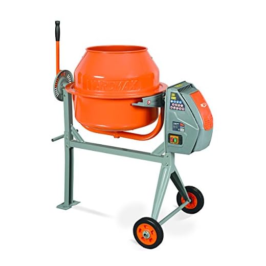 YARDMAX YM0115 4.0 Cu. Ft. Concrete Mixer