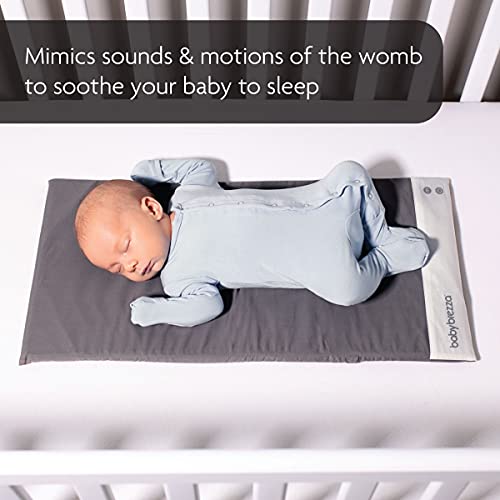 Baby Brezza Smart Soothing Mat - Vibrating Baby Mat/Soother Pad Aides In Calming Fussy Baby For Easier Sleep, Infant: 0-12 Months #TOP1