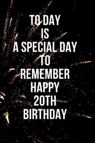 TODAY IS A SPECIAL DAY TO REMEMBER HAPPY 20TH BIRTHDAY: 20TH BIRTHDAY