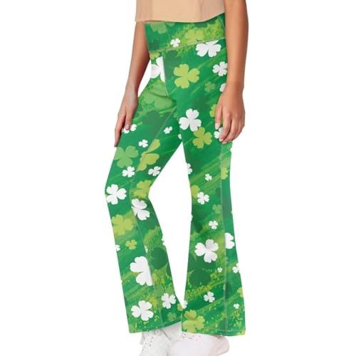 Renewold Girls' Flare Leggings Kids High Waisted Bell Bottoms Girls Bootcut Yoga Pants Casual Athletic Dance Pants4