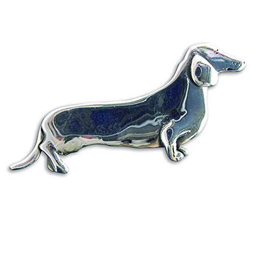 The Magic Zoo Sterling Silver Dachshund Pin #TOP22