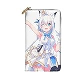 [MSZYKPVGB] ウマ娘 長財布 メンズ レディース アニメ 革財布 札入れ 小銭入れ 現金 カード収納 大容量 薄型 金属ファスナー 二つ折り財布 ウォレット