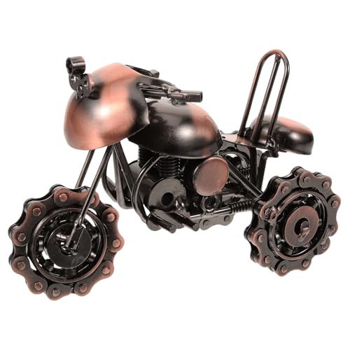 Moto Vintage Décoration Maison : Sublimez Votre Salon avec une Sculpture Rétro en Métal