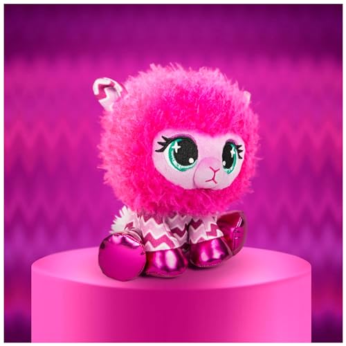 GUND Peluche P.LUSHES Pets - Shelly O?Llama 20 CM - Peluche Lama Magenta Inspir?e des Tendances Modes - Taille 20 cm - Peluche A Collectionner - Collection Podium - 6064063 - Jouet Enfant 3 Ans et +