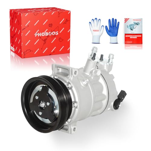 PHOBOOS A/C Compressor with Clutch Compatible with Volkswagen Jetta 2005-2014,