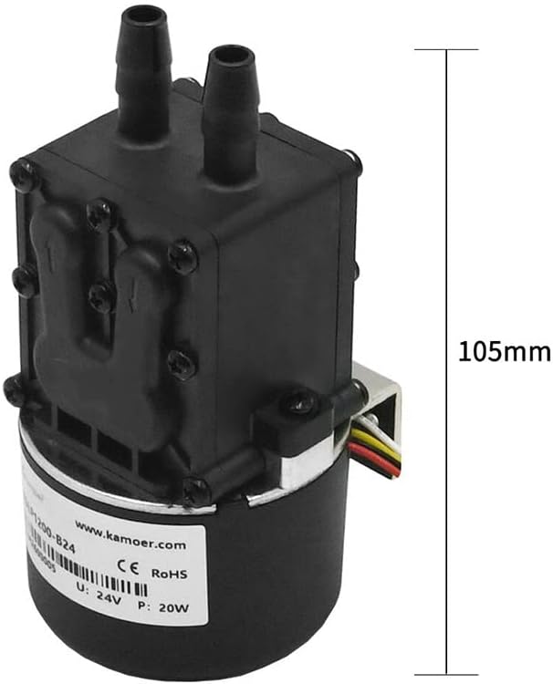 Miniatura 2 de Bomba de sumidero sumergible KDLP1200 12V 24V Micro Diafragma Bomba de agua DC Flujo 1.8Lmin Bomba de transferencia de bomba autocebante (voltaje