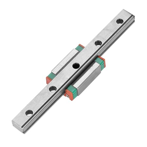 Miniature Linear Motion Rail Guide LML9B 9mm Slide Rail Compact Size and Lightweight 4-Point Design for Industrial Automation Storage Steel with Lubricating System 100mm Length