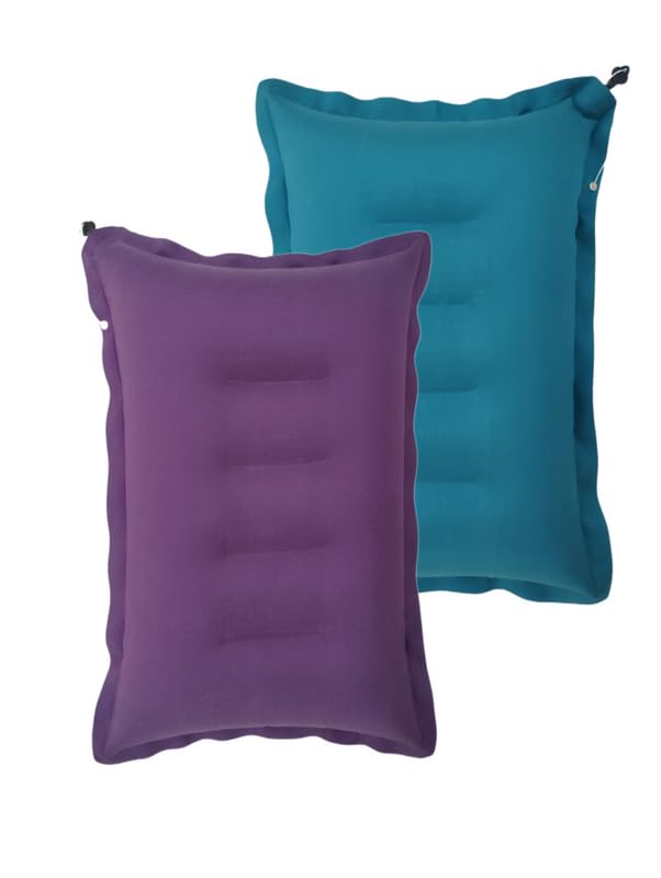 SHIVAM CART Soft Cotton Travelling Air Pillow, Compact and Lightweight Pillow, Neck Support headrest Pillow During Travelling in Bus, Train,Flight- Pack of 2 (Multi Color).-image-34
