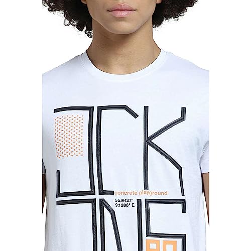 Image of Jack & Jones Men's Printed Slim Fit T-Shirt