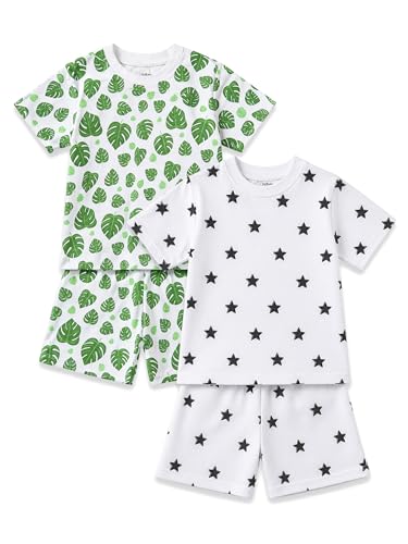 Image of Kidbea Kids Cotton Clothing Set | Ultra-Soft Printed Half Sleeve T-shirt & Shorts Set Comfort Fit Casual Wear for Boys & Girls