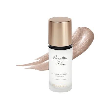 Blissible Natural Dewy Look Highlighting Primer - Brightens, Nourishes, Softens, Long-Lasting, 40ml (02)