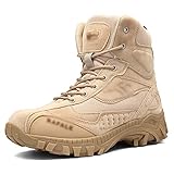Militärische Taktische Herrenstiefel Rafale Special Force High Cut Army Desert Combat Sandy Farbe Leder Arbeitsschuhe Black 43