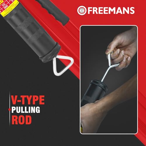 Image of FREEMANS GG10 Heavy Duty Lever Type Grease Gun with 5 /16 inch Piston || 1gm /Stroke || V-Type Pulling Rod || High Pressure Pump 3000PSI Use For Automotive, Industrial, Agriculture, Construction etc.