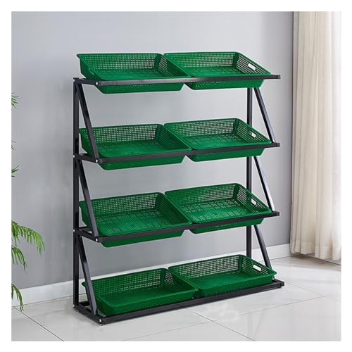 Panier de rangement de collations mobile pour épicerie et commerce