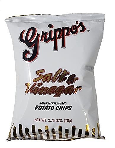 Grippo's Salt & Vinegar Potato Chips 2.75 oz. 24ct