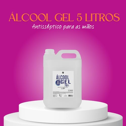 Álcool em Gel Antisséptico Carbopol 70% - 5L