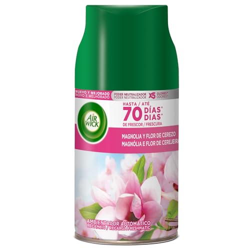 Airwick Freshmatic Ambientador Recambio Flor Cerezo 250 Ml
