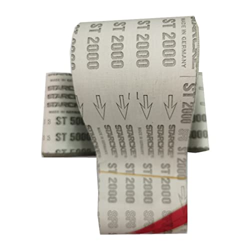 Pas do strugania szlifierki, papier ścierny, 1 szt. Czarny węglik krzemu 915 * 100 mm Szlifowanie dokładne Drobne polerowanie 5000# 2000 Taśma szlifierska Akcesoria szlifierek(2000#)