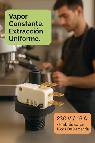 Presostato Piris Mini 1 Bar 230V de alta fiabilidad para calderín de cafetera 60000008 5