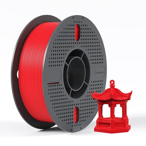 NextShapes PETG Filament 1.75mm Red, 1kg Plastic Spool