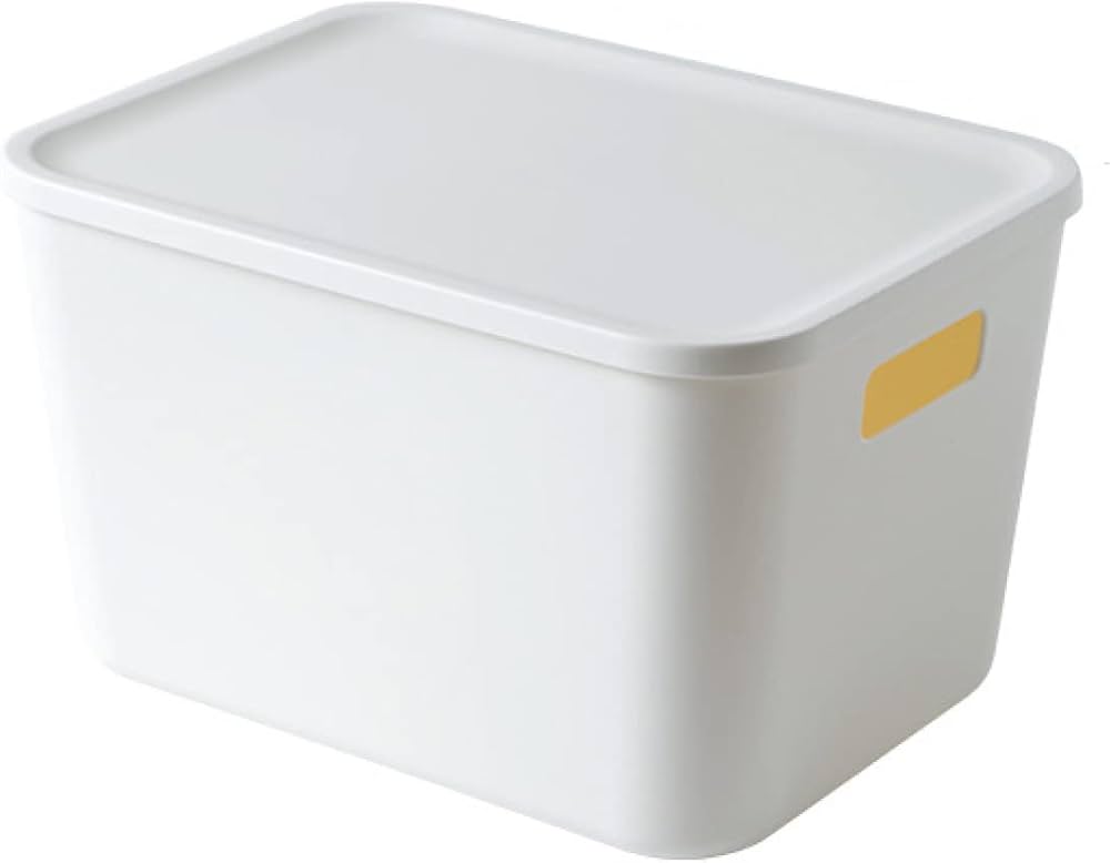 Amazon.co.jp: 収納ボックス プラスチック 白色 32.5×19×24.5cm ふた Amazon.co.jp: 収納ボックス プラスチック 白色 32.5×19×24.5cm ふた