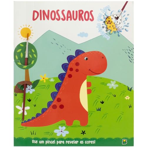 Colorindo com Água: Dinossauros: