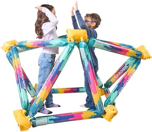 Inflatable Play Space Building Kit – Build Forts, Enchanted Castles, Cozy Nooks and Tunnels for Kids 5+ – Pump Included