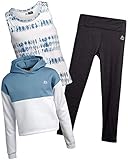 RBX Girls’ Active Pants Set – 3 Piece Fleece Hoodie, Tank Top, and Leggings (Size: 4-12), Size...
