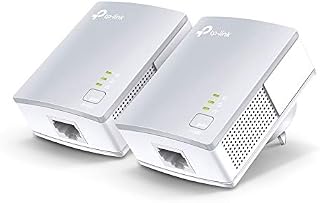 TP-Link TL-PA4010 KIT Powerline adapter (600 Mbit/s Powerline, 1 x 10/100 Mbit/s Ethernet Ethernet, energooszczędny, kompatybilny ze wszystkimi popularnymi adapterami Powerline) biały