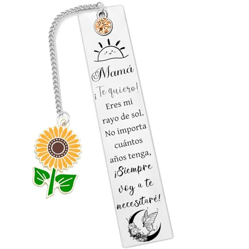 Mamá marcapáginas Regalo Madre Marcadores Regalos Día Del Madre De Libros,Regalo Cumpleaños Madre,Regalos para Mama,jubilación Apreciar Amor Familiar Citas Recuerdos Navidad Personalizada Acción (3)