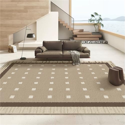 Tapis lavable antidérapant bohème vintage salon durable