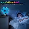 Cadeau Garçon 10 Ans - Veilleuse Enfant Foot Football 3D en Acrylique, Lampe de Chevet LED à 16 Couleurs avec Télécommande | Décoration Chambre pour 7.8.9.10-12 Ans #5