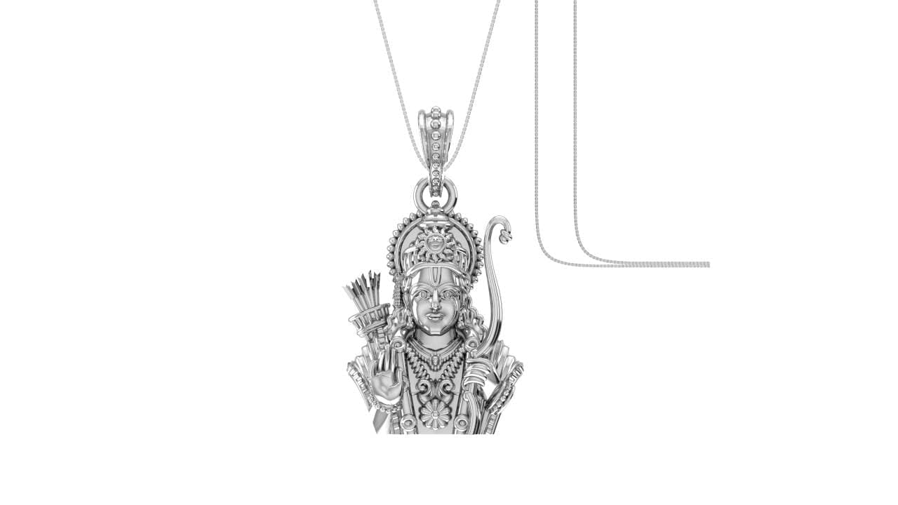 Pendentif argent sterling 925 anti-ternissement chaîne vénitienne Small