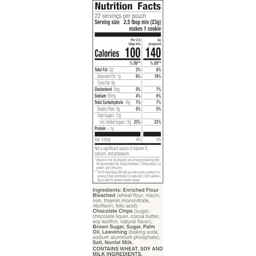 Image of Betty Crocker Chocolate Chip Cookies, Cookie Baking Mix, 17.5 oz