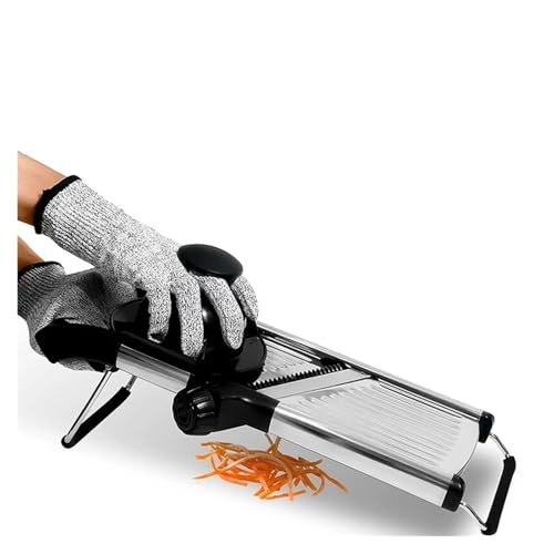Mandolina ajustable cortadora de verduras acero inoxidable miniatura 1