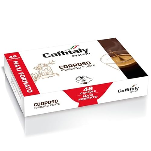 Caffitaly | 96 Capsule Caffè Caffitaly System Corposo Maxi Formato (2 Box)