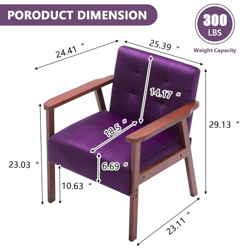 Sillón Plegable Polipiel Morado miniatura 2