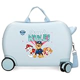 Patrulla Canina Paw Patrol Pups Rules Maleta Infantil Azul 45x31x20 cms Rígida ABS 24,8 kgs 4 Ruedas Equipaje Mano