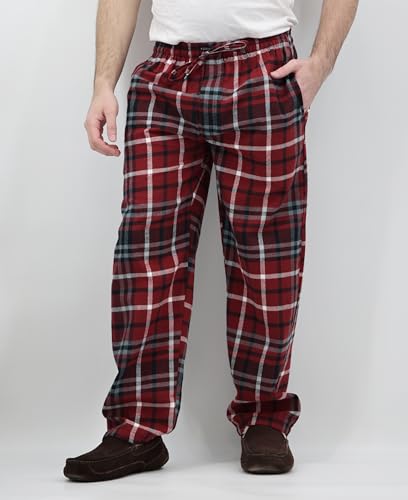 Image of Andrew Scott Men's Flannel Drawstring Pajama Pants | Plush Flannel Fleece | Pockets | Drawstring
