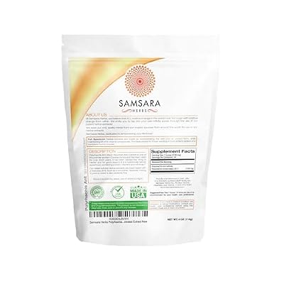 Samsara Herbs Polyrhachis Black Ant Extract Powder - 20:1 Concentrated Extract (4oz/114g)