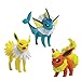Produktbild Pokémon Kampffiguren von Tomy  T18661A  Pack mit 3  Pyroli  Voltali  Aquali (Französische Version)