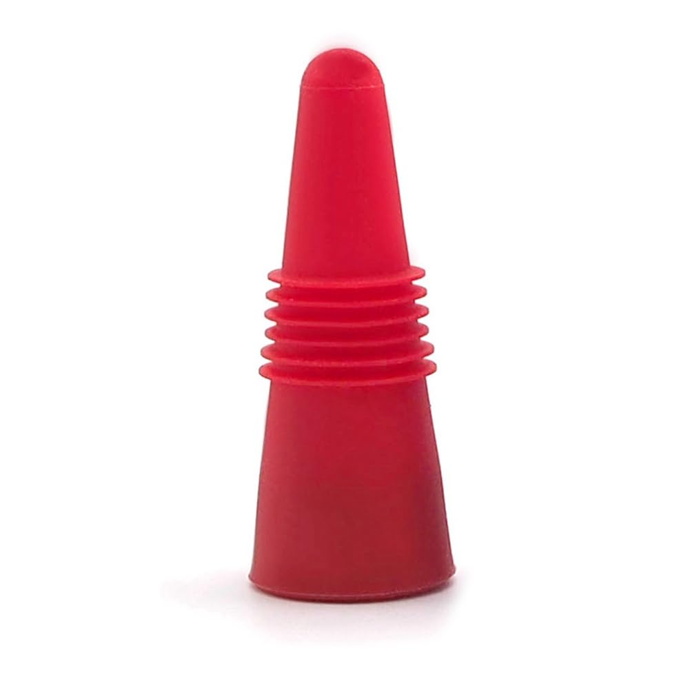 CTRLZS Wine Stoppers Silicone Wine Stopper Condiment Bottle Stopper for Wine Bottles Red