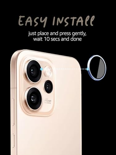 Image of Lensarmor Compatible with Oppo Reno 15 Pro Camera Lens Protector - Blue (1 Pack) | Premium 9H Tempered Glass, Scratch Resistant, HD Clear Lens, Strong Adhesion & Precise Fit