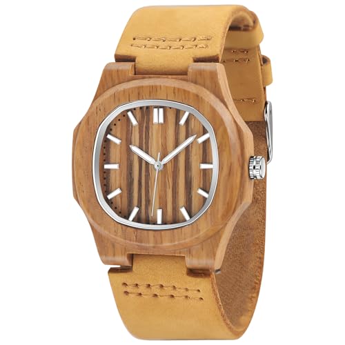 Montre à quartz pour homme idée cadeau avec cadran carré