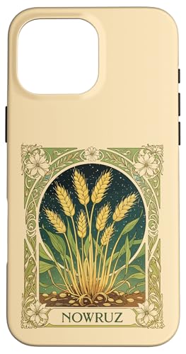 Buds of Nowruz �G���K���g�ȃA�[���k�[�{�[�{�^�j�J���f�U�C���B �X�}�z�P�[�X iPhone 16 Pro Max �p