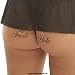 5 x"Fuck Hole" Tattoo - Lettering in Black - Sexy Kinky Temporary Tattoo (5)
